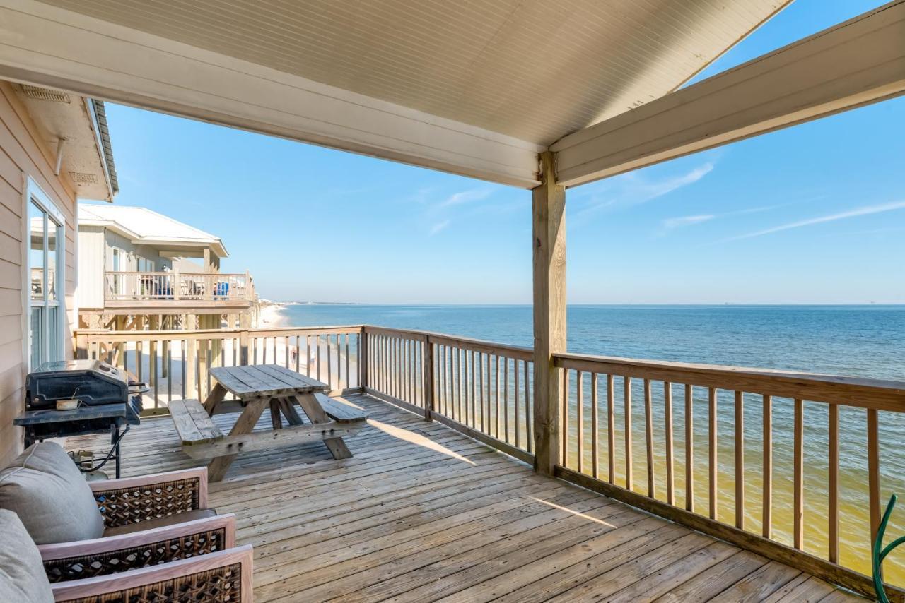 Sun Spot - True Gulf Front Private Home With Lovely Gulf Side Deck, Home Dauphin Island Kültér fotó