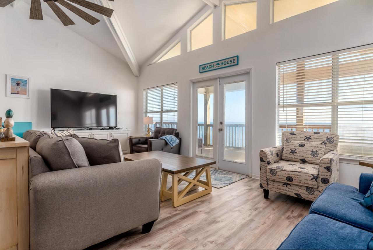 Sun Spot - True Gulf Front Private Home With Lovely Gulf Side Deck, Home Dauphin Island Kültér fotó