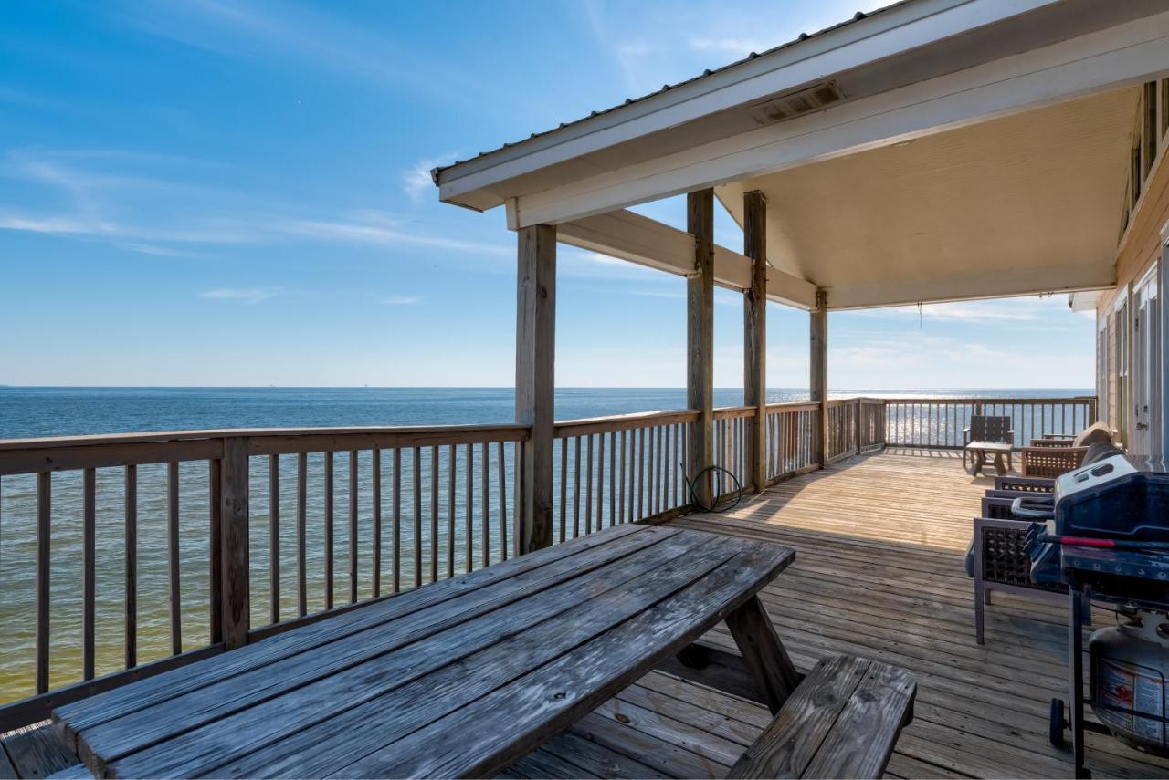 Sun Spot - True Gulf Front Private Home With Lovely Gulf Side Deck, Home Dauphin Island Kültér fotó